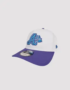 Mens New Era MLB Atlanta Braves 9FORTY A-Frame Hat