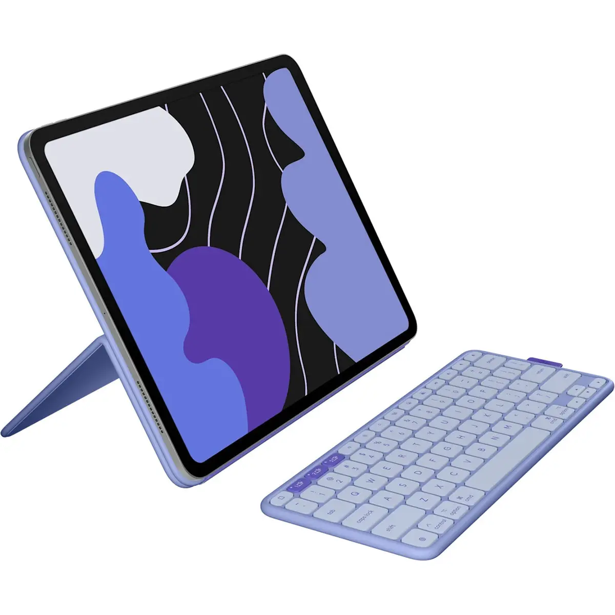 Logitech Flip Folio Keyboard Case for Apple 13" iPad Pro M4/M5 and 13" iPad Air M2/M3, Lilac