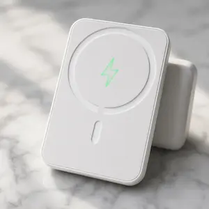 5000/10000 mAh magnetic charging power bank, wireless portable fast charger, MagSafe magnetic fast-charging battery compatible with Apple iPhone 16/15/14/13/12/Plus/Pro Max, compact portable device