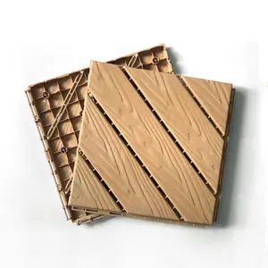 Plastic Composite Deck Tiles Set of 35pcs, Composite Decking Resist Rust, Water, Weather, Easy to DIY & Maintain, Ideal for Patios, Balconies, Rooftops, Decks, Indoor&Outdoor, 12x12, 12x12in