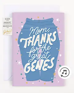 Endless Mother's Day Fart Card with Pull Surprise
