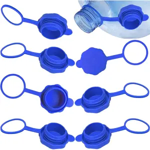 3 PCS/8 PCS 3 & 5 Gallon Water Jug Cap, Reusable Replacement Cap, Upgrade Non Spill Bottle Caps Fits 55mm Water Jug