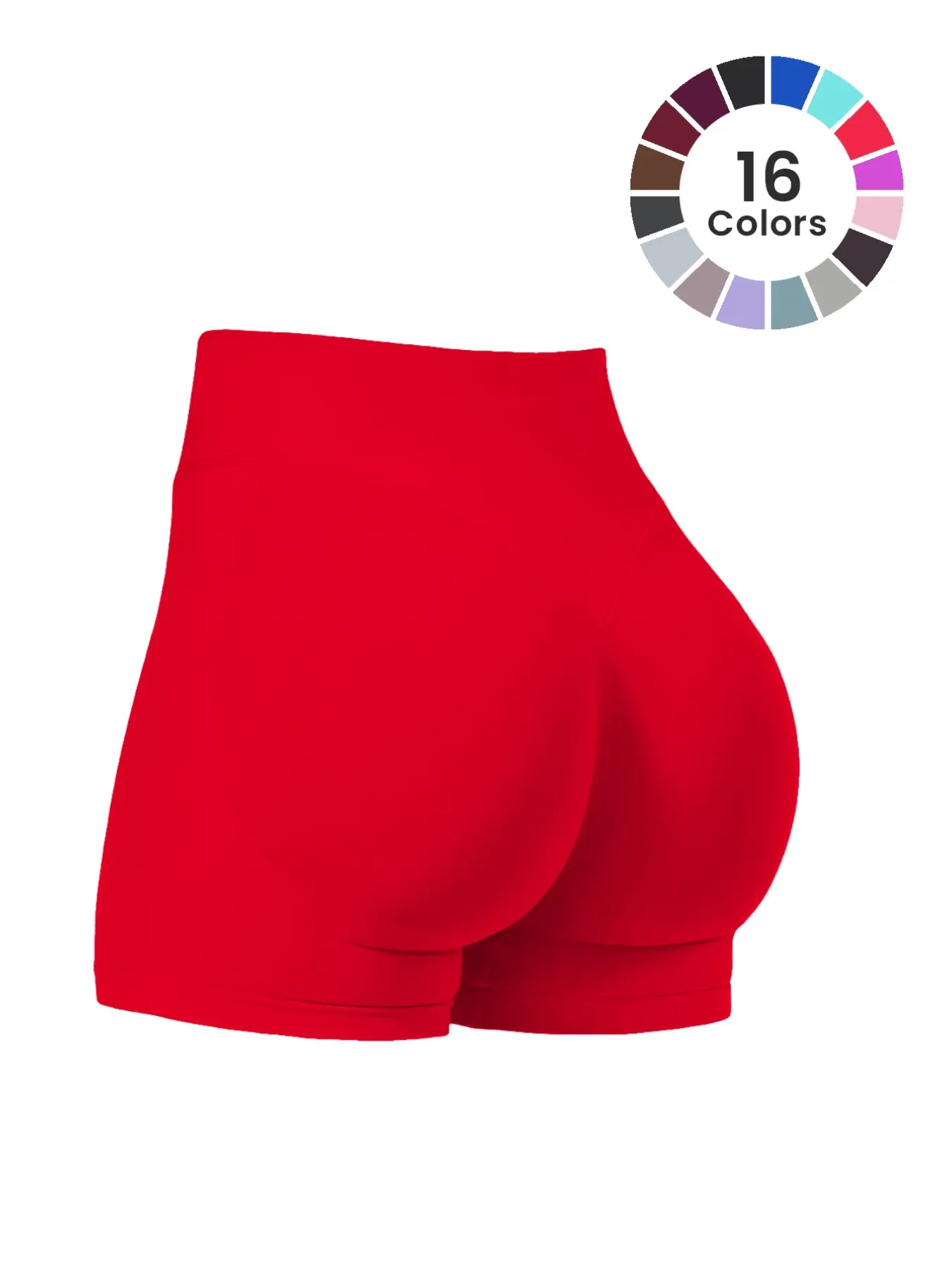 Women's Seamless Hip Lifting Gym Shorts, Tight Fitted Shorts, Comfortable and Stylish Sportswear, Ideal for Fitness Workouts, Perfect for Fitness Enthusiasts, Elastic Waist Shorts