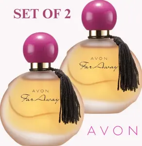 Avon Far Away 1.7fl Set of 2 Original Classic Style Perfume for Enthusiasts - Authentic & Traditional Scent