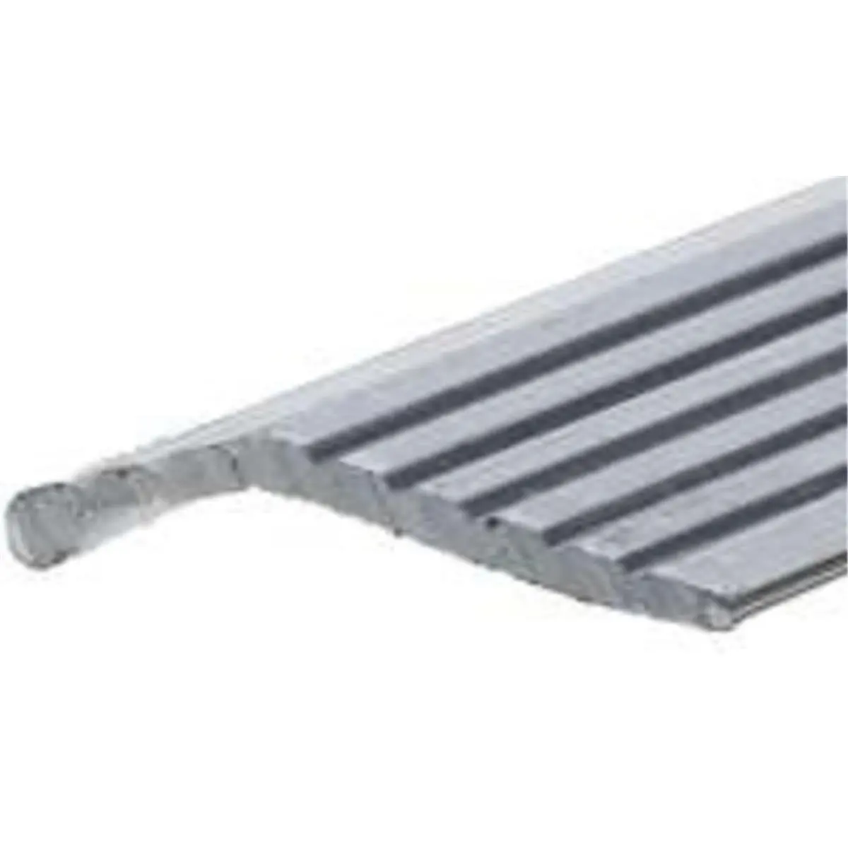 212 MAIN Extruded Aluminum Carpet Bar - 1 in. x 3 ft. Fluted-Shape, Satin Finish Silver Flooring Transition Strip