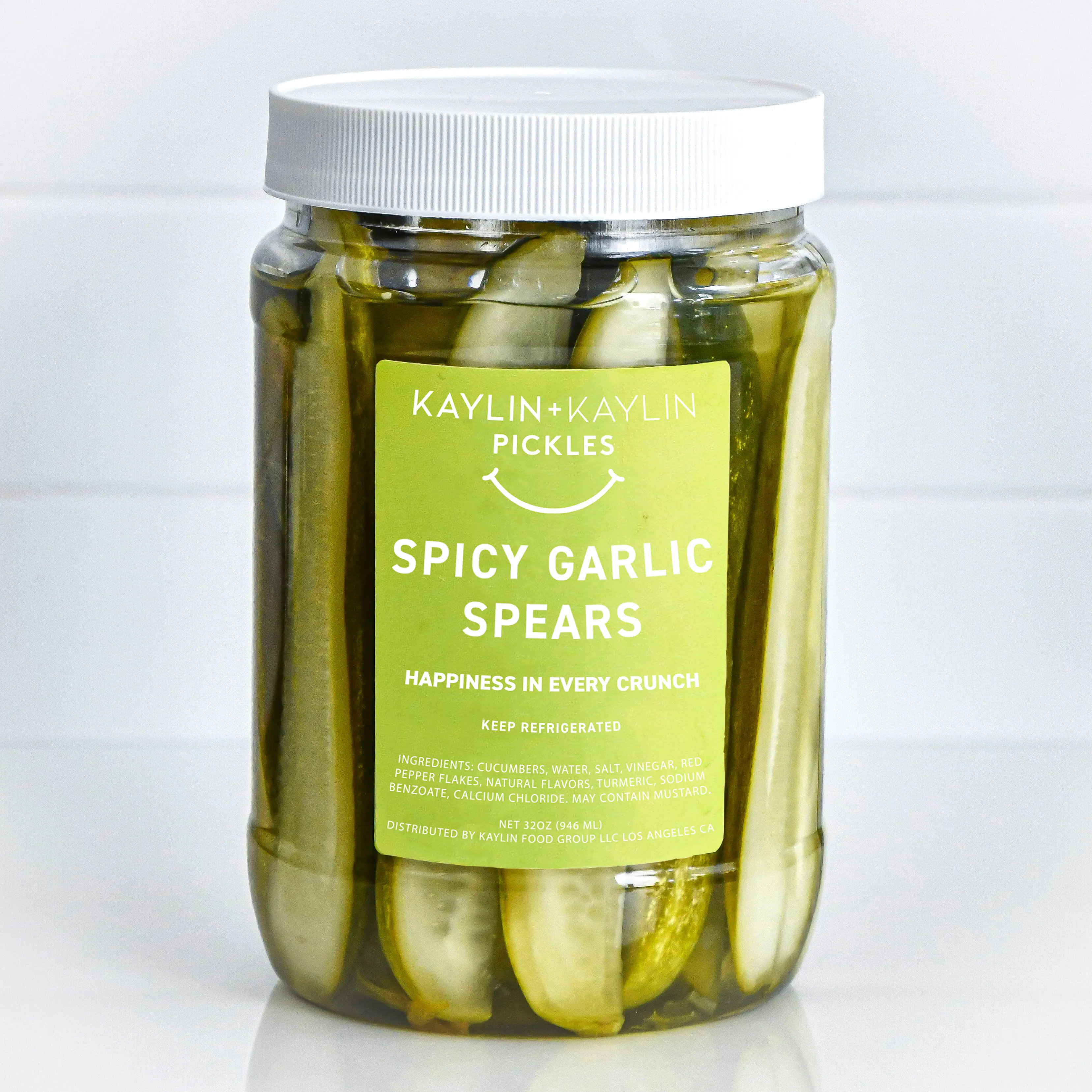 Spicy Garlic Pickle Spears, Spicy Pickles, Flavored Pickle