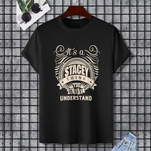 It's a STACEY Thing You Wouldn't Understand Gifts T-Shirt, 100% Cotton, Single Side Printed, Black Short Sleeve T-shirt, Gift for Family Friends, S-XXXL, 1 pc, Fabric Weight 180g