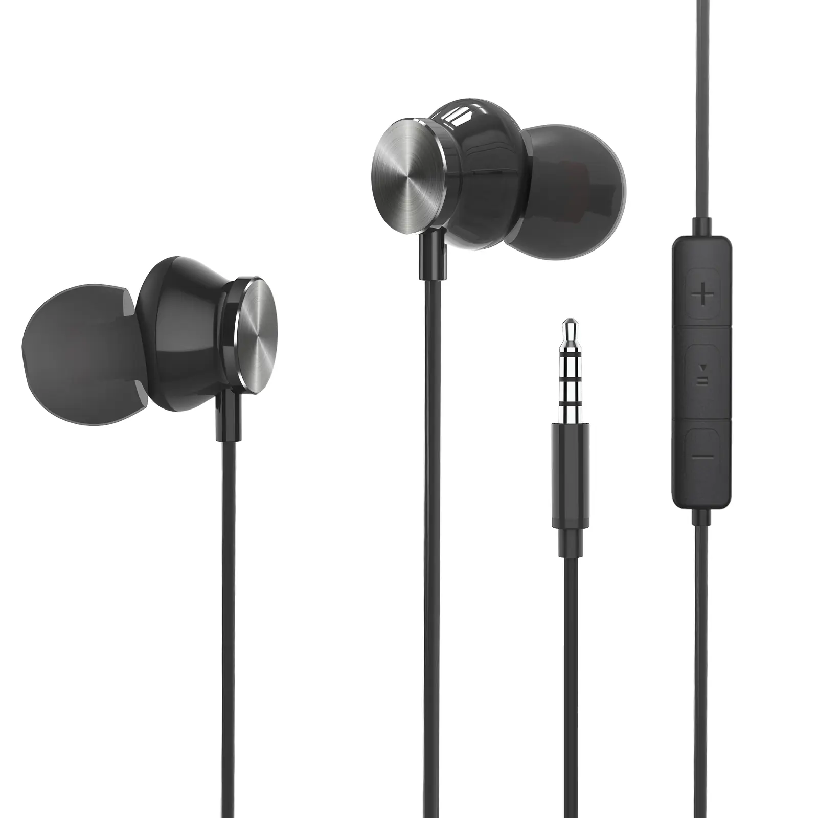 3.5mm Headphones Wired Earbuds for  Galaxy A23 A14 A52 A03s S10 S9, Noise Canceling Semi in-Ear Headset 3.5mm Jack Stereo Earphones with Microphone for iPhone 6S Plus 5S 5 SE MP4