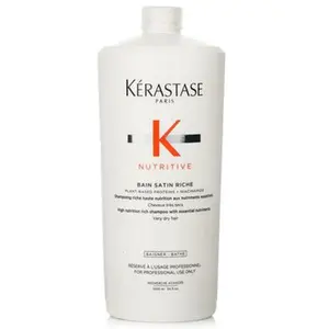 Kérastase Nutritive Bain Satin Riche High Nutrition Rich Shampoo With Essential Nutriments (Very Dry Hair)，1000ml