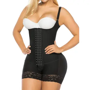 One-piece shapewear bodysuit with waist cinching, tummy control, and butt lifting body