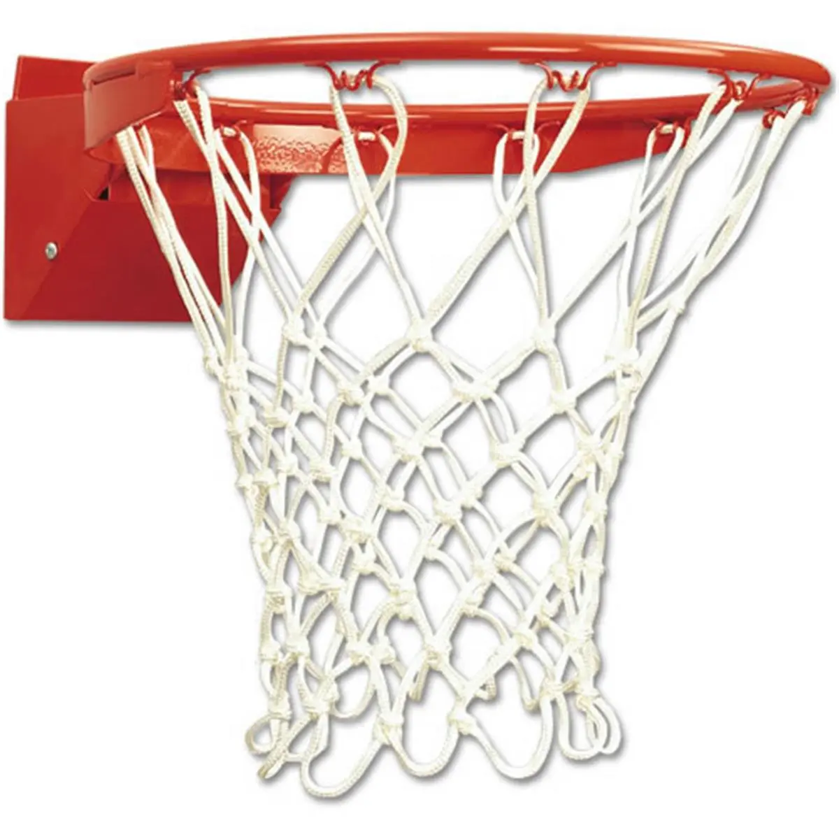 Bison ProTech Breakaway Basketball Goal - NFHS-Approved Classic Model, Maintenance-Free Design, Traditional Look, Universal Mount, Glass Backboard