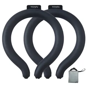 Neck Cooling Tube with Insulated Bag – Reusable Ice Ring 64°F PCM Cooling Wrap for Summer Heat Relief, Portable Wearable Cooler for Hot Weather, Outdoor Work Sports Travel Lightweight
