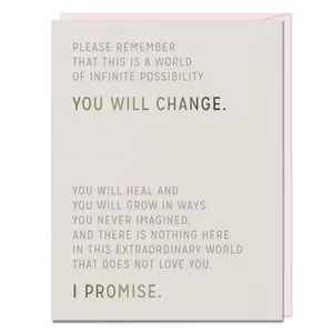 You Will Change Encouragement Card You Will Change Encouragement Card