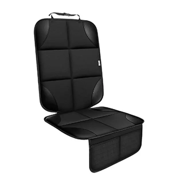 Car Seat Protector for Child Car Seat, Durable 600D Fabric Waterproof Car Seat Cover with Thick Pad Non-Slip Backing，No Imprints