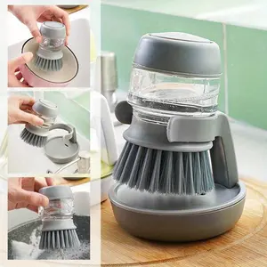 Soap Dispensing Scrub Brush for Easy Kitchen Cleaning