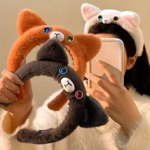 Adorable Plush Headband with Cartoon Cat Ears, Perfect for Fun Photography And Costume Parties