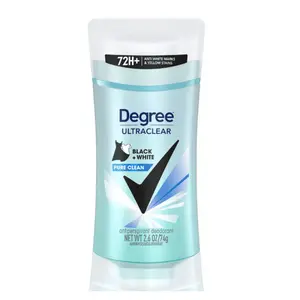 Degree Ultra Clear Pure Clean Antiperspirant & Deodorant 2.6oz - Effective Hygiene Solution for Comfort and Freshness