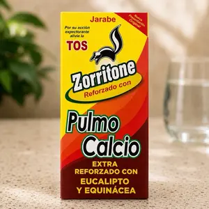 Zorritone Pulmo Calcio Syrup with Eucalyptus & Echinacea | Traditional Herbal Cough Syrup | 120 mL
