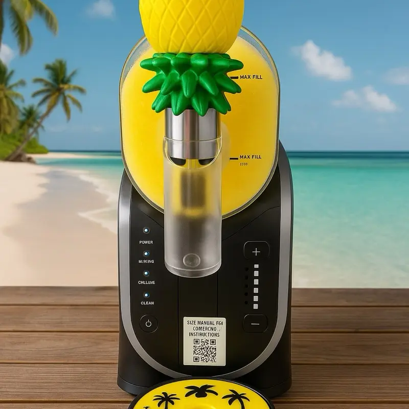 Upside Down Pineapple Slushie Handle Cover – Fits Ninja SLUSHi FS301