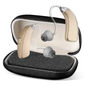 Blue Deer Rechargeable OTC Hearing Aids for Adults & Seniors, RIC Hearing Aids, Digital Noise Reduction, 5-Level Volume Control, Lightweight Behind-the-Ear Design, Clear Everyday Listening