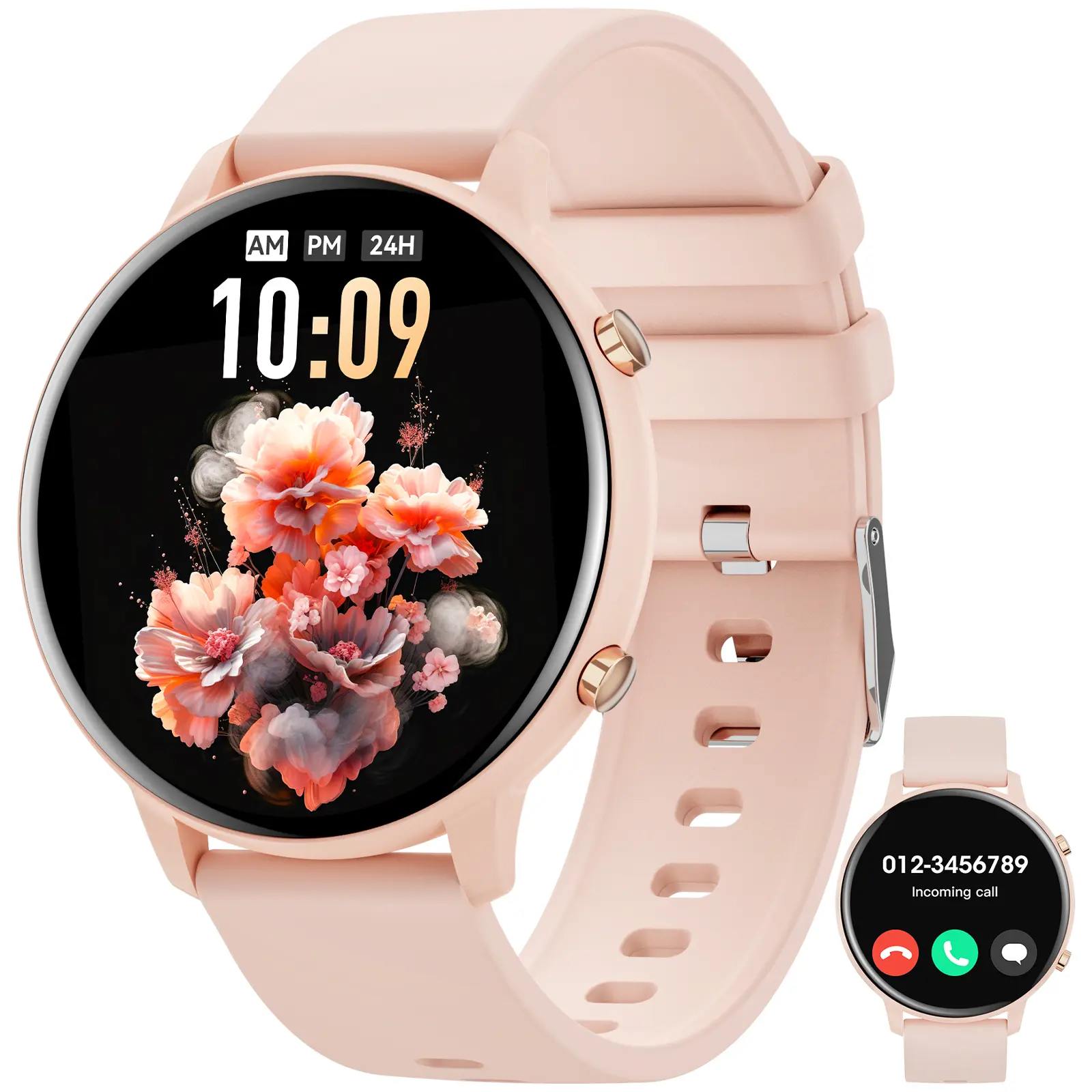 Multifunctional Sports Smart Watch - Wearable Device with 1.39-inch HD Touchscreen, IP67 Waterproof, Call Answering/Making, Heart Rate/Sleep Monitoring Fitness Tracker, Music & Camera Support, Compatible with iPhone & Android
