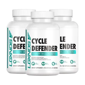 LGXNDS 3 Pack | Cycle Defender Daily Liver Kidney and Heart Wellness Support | Milk Thistle NAC CoQ10 Glutathione and AstraGin | Three Month Supply