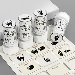 Cat Stamp Set, Durable & Easy-To-Use Design, Ideal for Scrapbooking & Crafting Projects, Enhance Your Creative Output