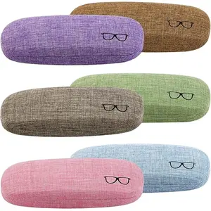 Eyeglasses Case,(6 Piece) Unisex Hard Shell Eyeglasses Cases Protective Case For Glasse