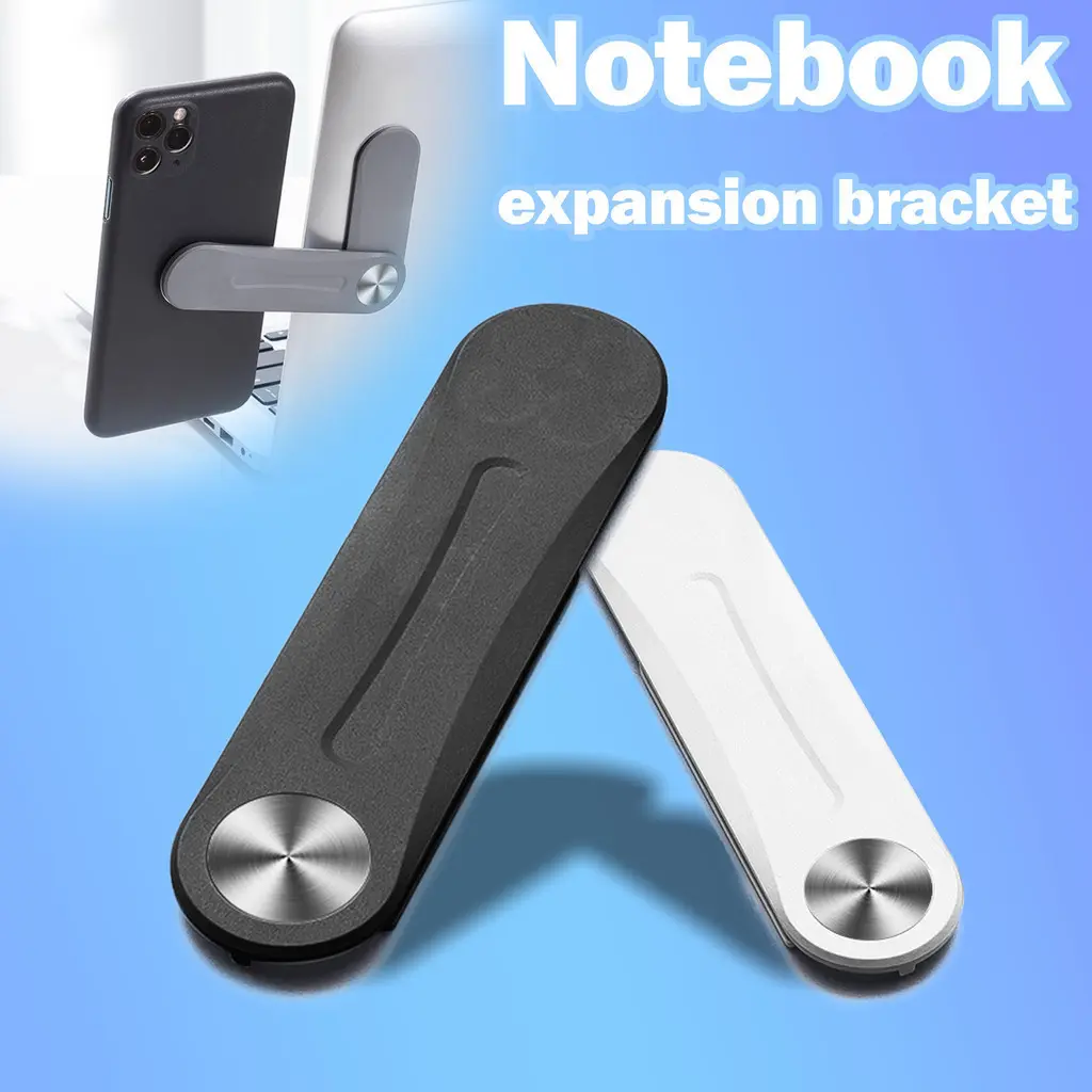 Portable Plastic Lazy Adjustable Folding Universal Laptop Extension Side Mount Magnetic Phone Holder