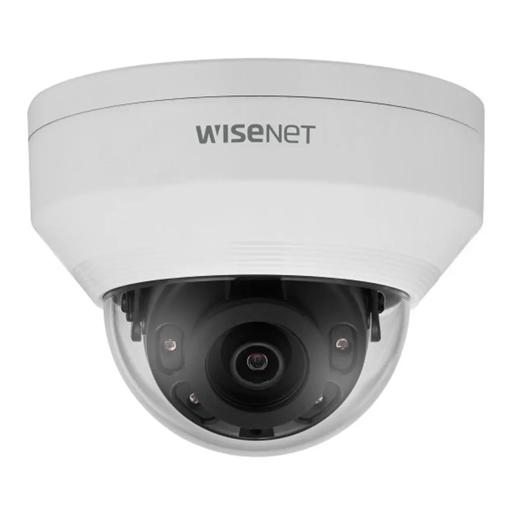 Hanwha Vision ANV-L6012R 2MP IR Outdoor Vandal Dome Security Camera with Lens, Memory Card, Micro SD Card, and Monitor Compatibility