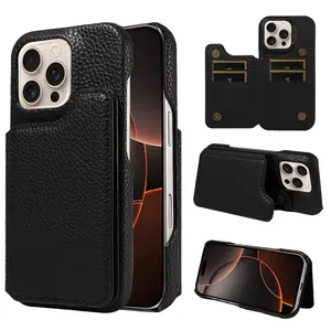 Magnetic Multi-Card Slot Case for iPhone 16 Pro Max/15 Pro Max/14 Pro Max/13/12/11, Shockproof Protective Cover with Card Holder, Accessories