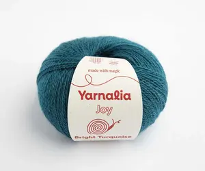 Bright Turquoise | Yarnalia Joy 100% Baby Alpaca Yarn
