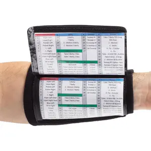 Football Play Wristbands - Adult Quarterback Gear - Wristband Playbook - Softball Wristbands for Signs - Soccer, Baseball & Catchers Wristband - QB Play Card Wrist Band  Equipment