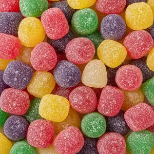 Spice Drops Candy Chewy Jelly Candy Assorted Flavors Sugar Coated Classic Candy 8oz