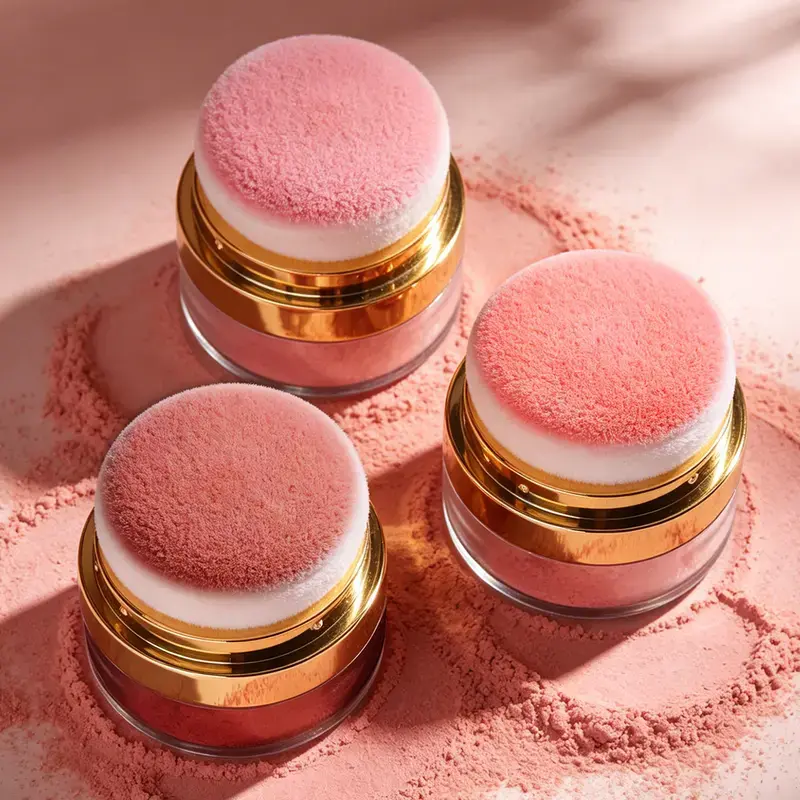 3-Box Soft English Blush Set - 3 Color Cosmetics for Multiple Makeup Styles, On-the-Go Use, Color Enhancement, Valentine's Day & Holiday Gifts