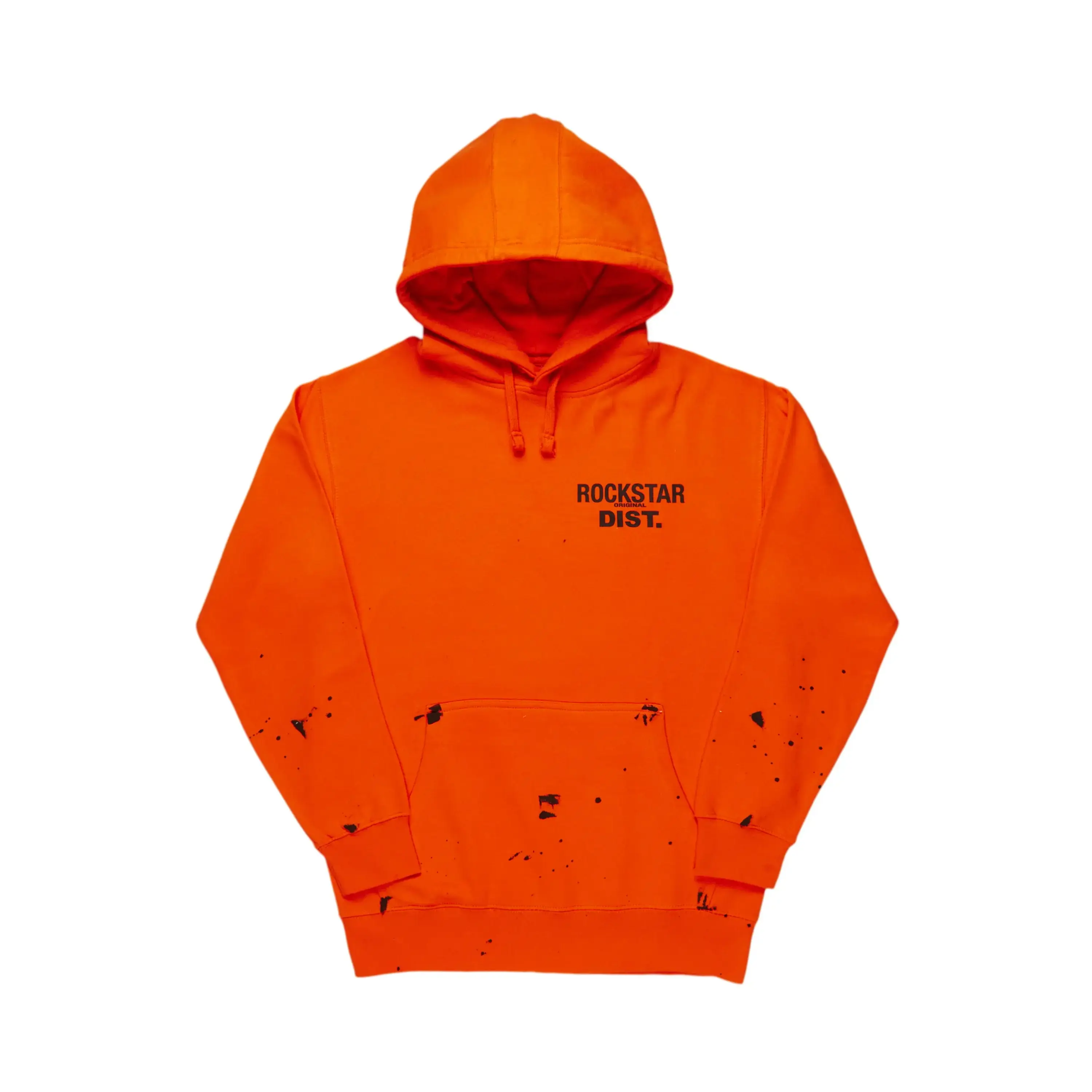 Raffer Orange Graphic Hoodie