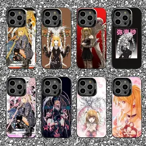 D-Death Misa N-Note Phone Case ForiPhone 17promax 17e 17 16 15 14 13 12 11 Mini Pro Max Air X XR XSMAX  For Samsung Galaxy S26 S25 S24 S23 S22 FE Ultra Plus Edge Black Candy Matte Shockproof Cover