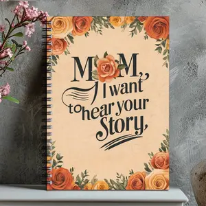 “Mom, I Want to Hear Your Story” Guided Journal | Sentimental Keepsake Memory Book & Gift for Mom