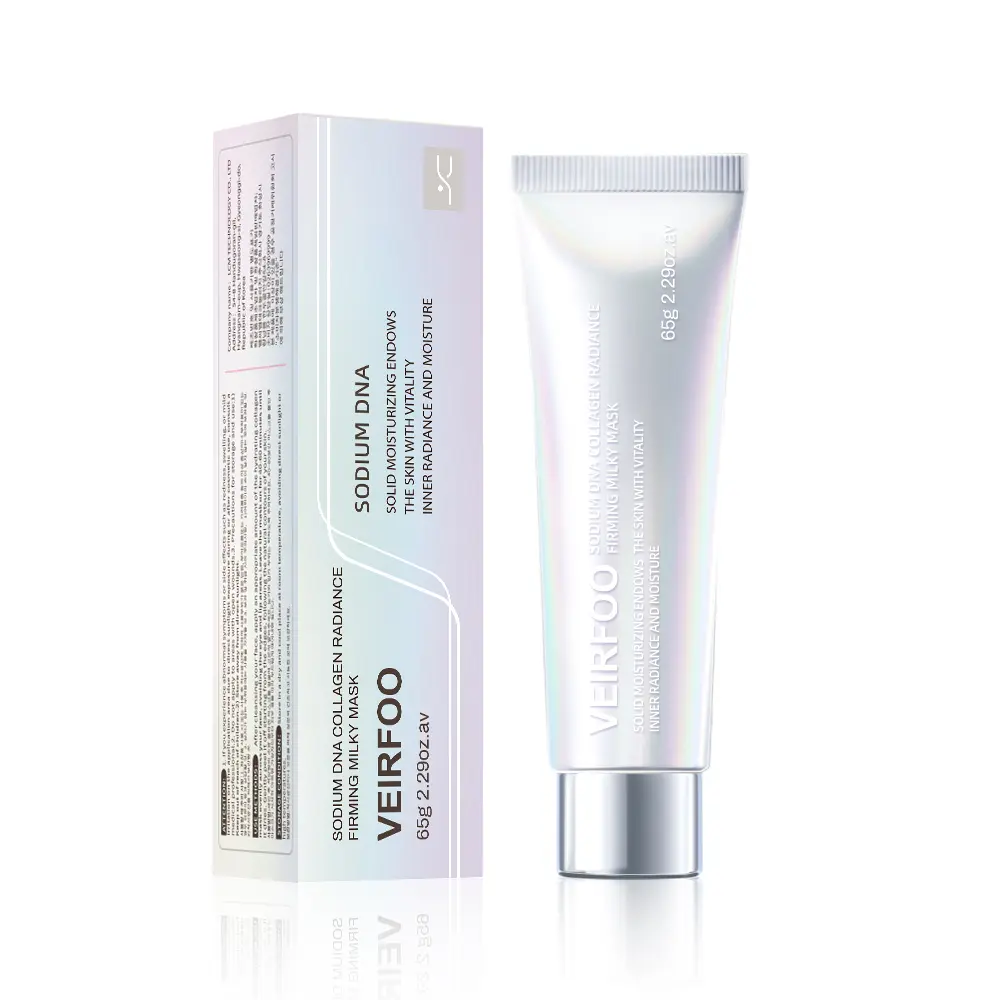 Korean Brands DNA Sodium Collagen Radiance Firming Milky Mask 65g - Lightweight Moisture Boost for Radiant Skin