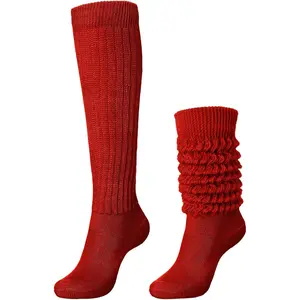 Slouch Slouchy Socks Pack Knee High Scrunch 80s 90s Stacked Boot Socks