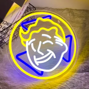 Cool Boy LED Neon Light, Illuminated Wall-Mounted Game Room/Dormitory Decoration Neon Light, Acrylic Material, USB Powered, Easy to Move, A Gift for Boys, Neon Sign, LED Ambient Light, Decorative Lights