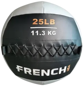 French Fitness Soft Medicine Wall Ball 25 lb (New)