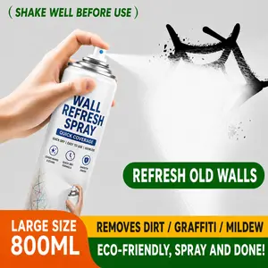 Interior Wall Spray Paint for Wall Touch-Up & Small Wall Repairs, Quick Dry Aerosol Wall Coating with Smooth Finish for Indoor DIY Wall Refresh Projects