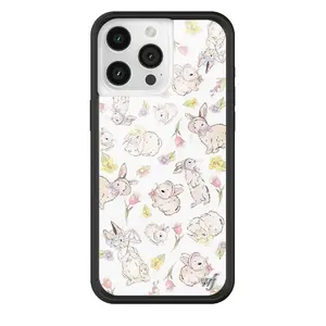 Wildflower Cases - Bunnies in Bonnets, Limited Edition iPhone Case | Accessories Durable Pastel Spring Animal Cute Trendy Protective Custom