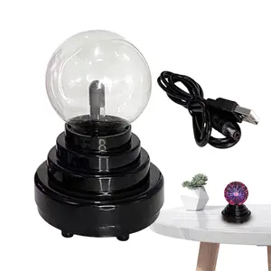 USB Plug-in/AAA Batteries Plasma Static Electricity Ball Lamp - Party Home Bedroom Decoration, Birthday Gift Night Lamp - Atmosphere Lamp, Lightning Sphere