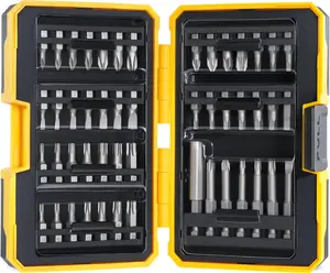 PCS S Steel Screwdriver Bit Set, Magnetic Driver Bit Set, includes Tamper Proof Security Torx Bit Set, SQ, Hex, PZ, SL, PH, with /" Hex Drill Bit Extension, Upgraded Version, NonSlip Box