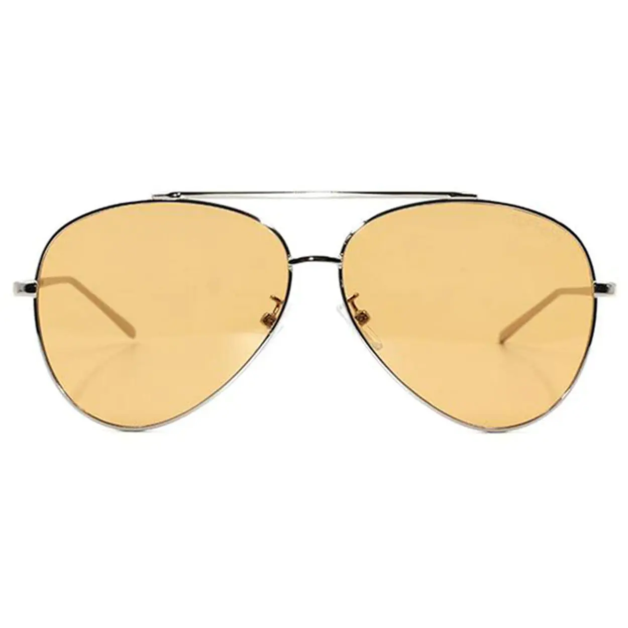 Amelia - Yellow - Round Aviators Sunglasses - Certified Shatter-Resistant Lenses - UV400 - For Women & Men Amelia - Yellow - Round Aviators Sunglasses - Certified Shatter-Resistant Lenses - UV400 - For Women & Men