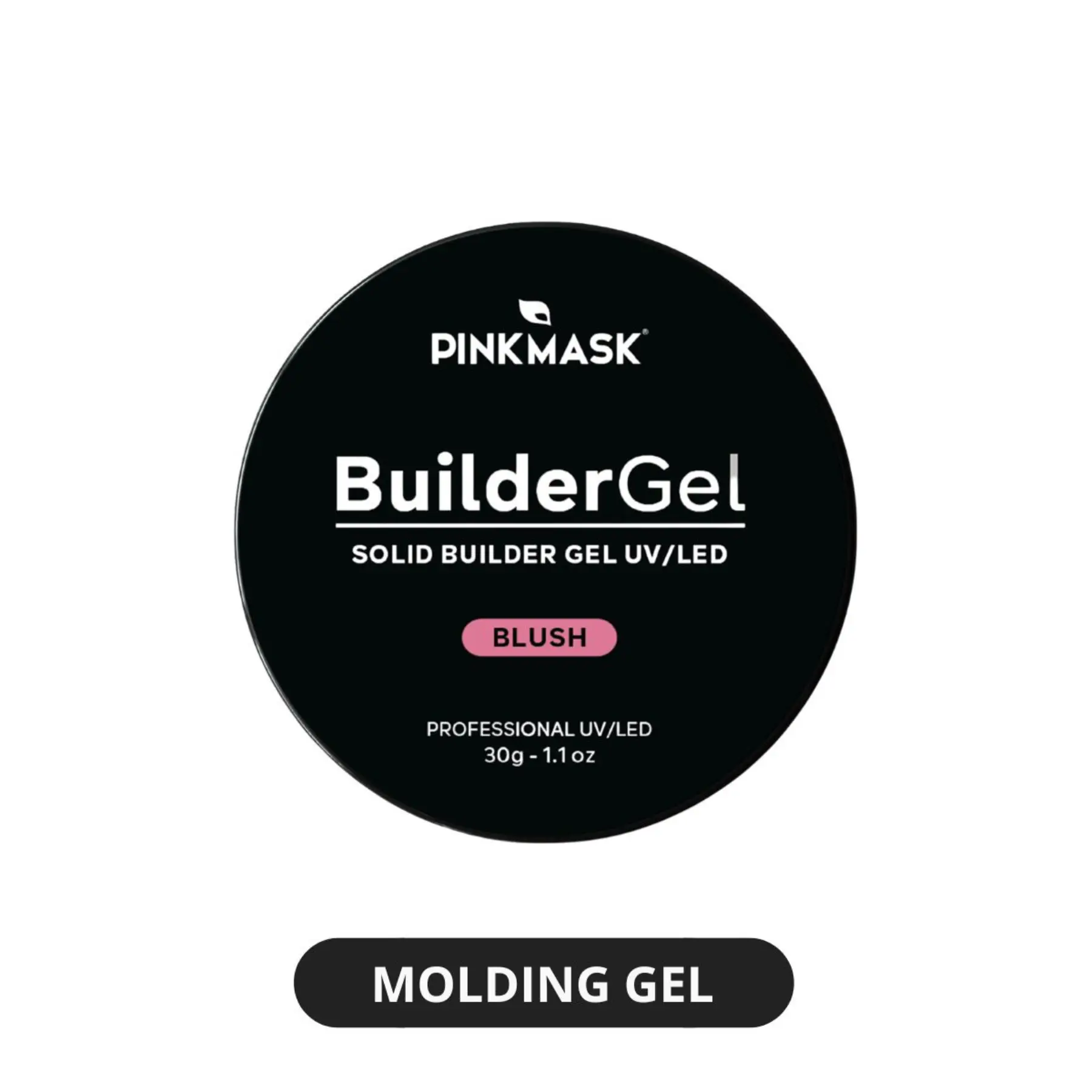 Solid Molding Gel Nail Polish - Blush Brush, Durable, Long-Lasting, Quick-Drying Nail Art Product