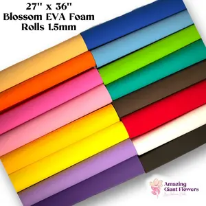 Eva Foam Craft Rolls | 27" x 36" | 1.5mm Thickness