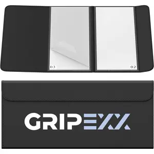 GRIPEXX Portable Basketball Sticky Mat - Replaceable Sheets Basketball Shoe Grip Enhancer - Sticky Pad for Basketball Shoes - Traction Mat for Sport Courts